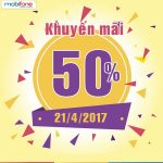 Khuyến mãi Mobifone ngày 21/4