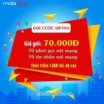Cách đăng ký gói DP70A Mobifone nhận ưu đãi 3 trong 1