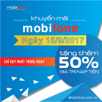 Mobifone khuyến mãi ngày 15/9/2017 với 2 chương trình khuyến mãi