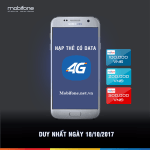 Mobifone khuyến mãi 18/10/2017 áp dụng cho tất cả thuê bao Mobifone