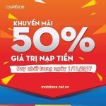 Mobifone khuyến mãi 1/11/2017 ưu đãi NGÀY VÀNG toàn quốc