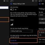 Cách tắt mạng 4G trên Nokia Lumia