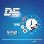 Cách đăng ký gói D5 Mobifone miễn phí 1,5GB data chỉ với 5k/ngày