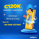 Đăng ký gói C120K Mobifone nhận ngay 180GB và 1000 phút gọi nội mạng