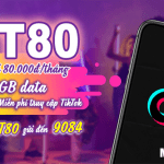 Cách đăng ký gói TT80 Mobifone miễn phí 3GB data và Free dùng Tiktok