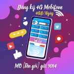 Đăng ký gói cước 4G Mobifone 4GB/ngày thả ga dùng mạng