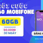 Đăng ký gói AG60 Mobifone nhận ngay 60GB data giá chỉ 60k/tháng