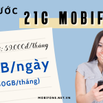 Đăng ký gói cước 21G Mobifone ưu đãi trọn gói 60GB data giá chỉ 59.000đ
