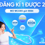 Đăng ký gói MCD85 Mobifone ưu đãi 30GB, miễn phí 50GB MobiCloud
