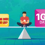 1GB 2GB 3GB 4GB 5GB dùng Internet trong bao lâu?