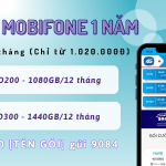 Đăng ký 4G Mobifone 1 năm tặng kèm 2 tháng sử dụng