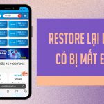 Restore iPhone có bị mất esim không?