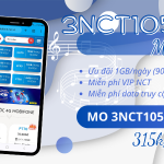 Đăng ký gói 3NCT105 Mobifone miễn phí data, giải trí trên nhiều nền tảng