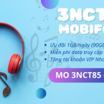 Đăng ký gói 3NCT85 Mobifone ưu đãi 90GB/3 tháng và miễn phí dùng NCT