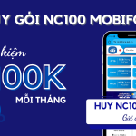 Hủy gói cước NC100 Mobifone bằng tin nhắn đến tổng đài 999